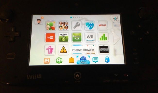 Tap Wii U’s internet browser icon