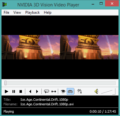 Nvidia 3D Vision Video Player