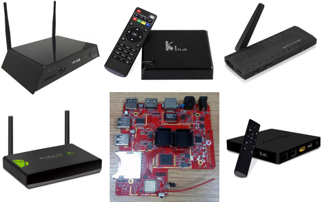 Amlogic S905 Android 5.1 TV boxes