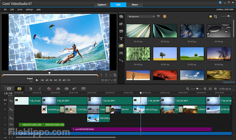 corel video studio x9 video compression