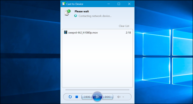Windows Media Player windows