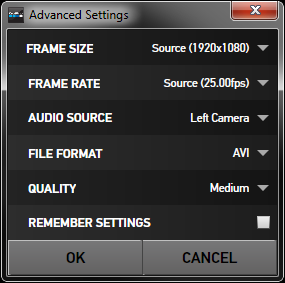 Adjust output profile settings