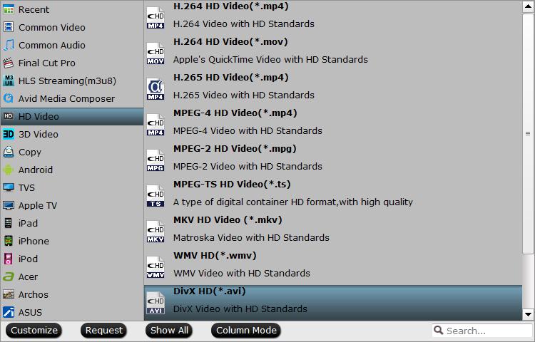 Output Media Player Classic supported file formats