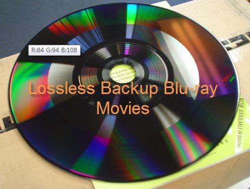 Lossless backup Blu-ray movies