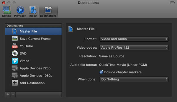 Upload FCP Video to YouTube