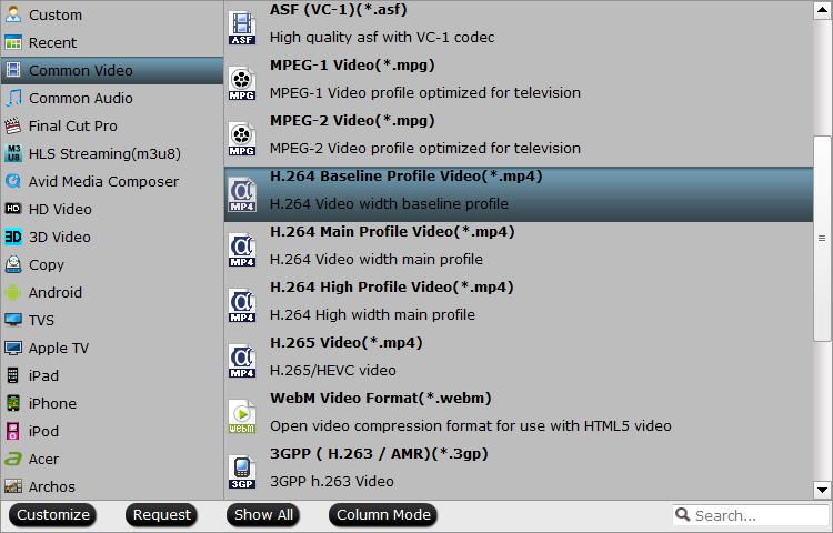 Best video codec for uploading SD video