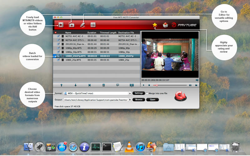 Free MTS Converter for Mac