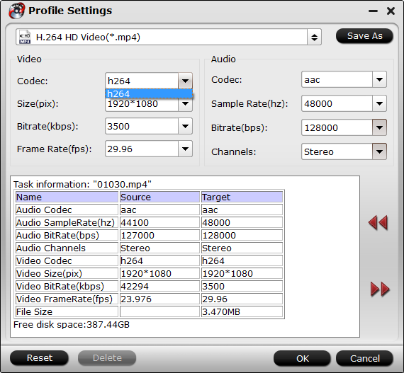 adjust vdieo settings