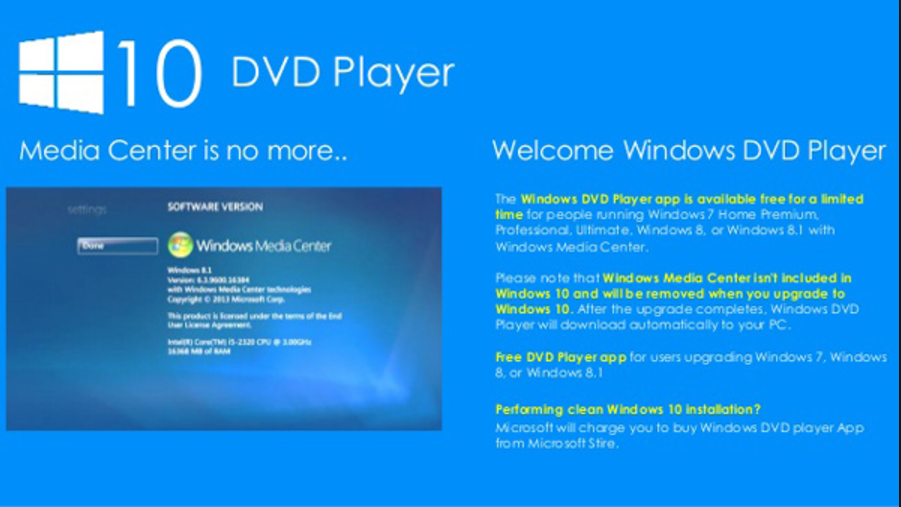 windows 10 dvd player