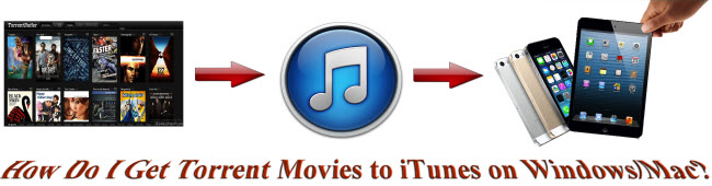 How Do I Get Torrent Movies to iTunes on Windows/Mac?