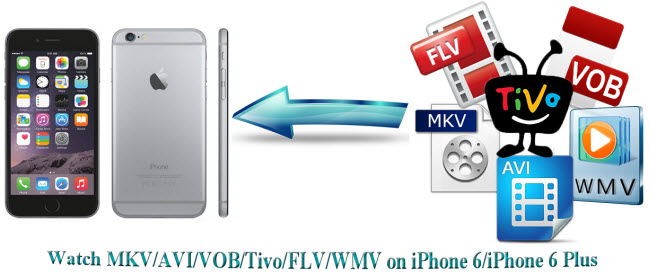 Watch MKV/AVI/VOB/Tivo/FLV/WMV Video Files on iPhone 6/iPhone 6 Plus