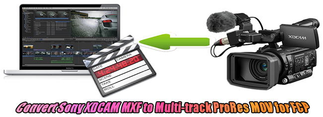 Convert Sony XDCAM MXF to Multi-track ProRes MOV for FCP