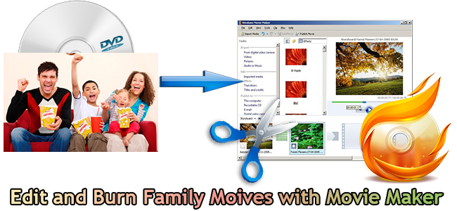 Rip Family DVD Movies to MP4 for Editing and Publishing to CD with Movie Maker