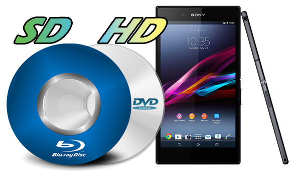 Watch DVD, Blu-ray, SD, HD Videos on Sony Xperia Series (Z6, Z5, Z4, Z3, Z2, Z1)