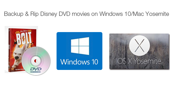 Backup & Rip Disney DVD Movies on Windows 10/Mac Yosemite