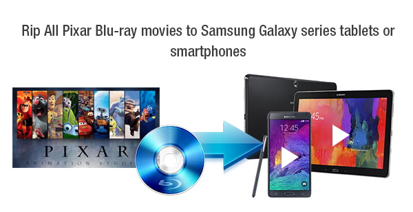 How to Rip All Pixar Blu-ray movies to Samsung Galaxy series tablets or smartphones