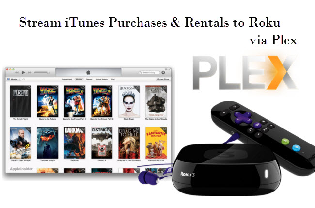 Strip iTunes video DRM protection and watch on Roku via Plex