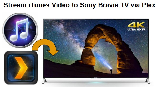 Play iTunes Purchased/Rented Movie/TV Show on Sony Bravia TV via Plex