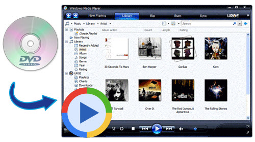 How to rip protected/non-protected DVD on Windows Media Player?