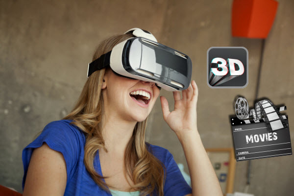 Play and Watch 3D Yify Movie on Samsung Gear VR with 3D SBS format