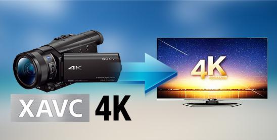 Play Sony 4K XAVCS on Samsung/Sony/LG/Panasonic 4K UHD TV 