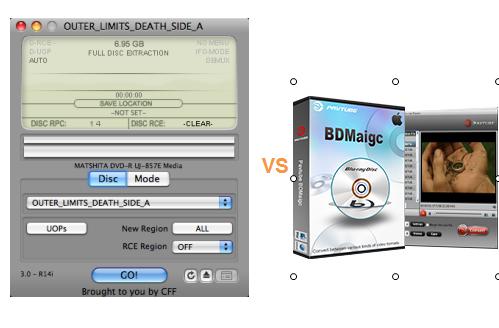 Comparison of MacTheRipper with Pavtube BDMagic for Mac